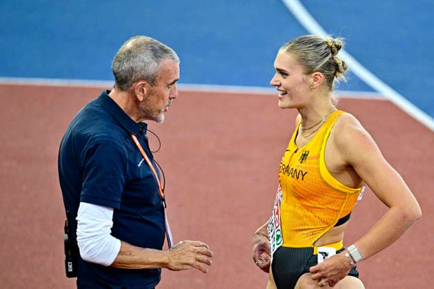 Franziska SCHUSTER, Germany, TSV Bayer 04 Leverkusen, Women s 100m Hurdles, GBR, European Athletics Championships, Track and Field, August 11, 2026, GBR, European Athletics Championships, Track and Field, August 11, 2026, Birmingham Copyright: xEibnerxPressefoto JanxPapenfussx EP_JPS