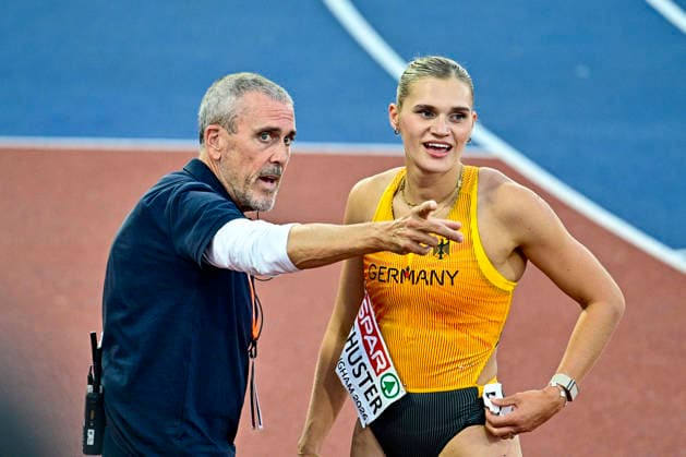 Franziska SCHUSTER, Germany, TSV Bayer 04 Leverkusen, Women s 100m Hurdles, GBR, European Athletics Championships, Track and Field, August 11, 2026, GBR, European Athletics Championships, Track and Field, August 11, 2026, Birmingham Copyright: xEibnerxPressefoto JanxPapenfussx EP_JPS