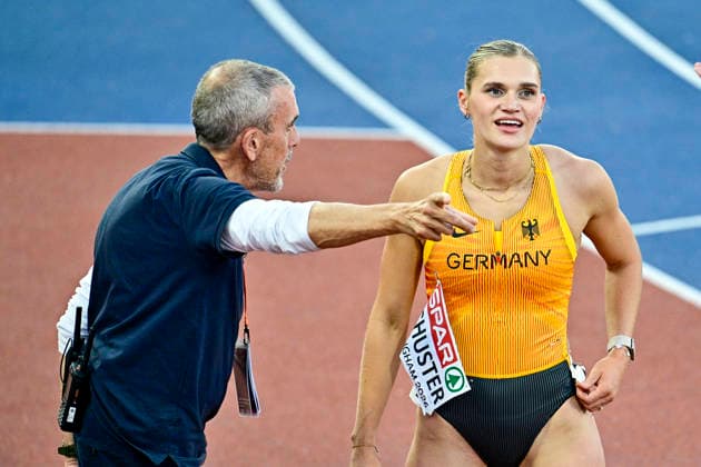 Franziska SCHUSTER, Germany, TSV Bayer 04 Leverkusen, Women s 100m Hurdles, GBR, European Athletics Championships, Track and Field, August 11, 2026, GBR, European Athletics Championships, Track and Field, August 11, 2026, Birmingham Copyright: xEibnerxPressefoto JanxPapenfussx EP_JPS