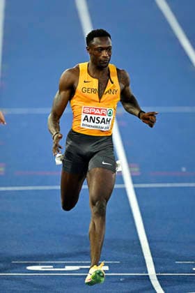 Owen ANSAH Germany, Hamburger SV, Men s 100m GBR, European Athletics Championships Birmingham, August 11, 2026, Jan Papenfuss GBR, European Athletics Championships Birmingham, August 11, 2026, Birmingham Copyright: xx