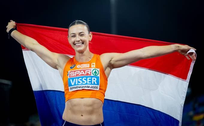 BIRMINGHAM - Nadine Visser wins the 100-meter hurdles final on the second day of the European Athletics Championships. IRIS VAN DEN BROEK ANP xVIxANPxSportx xxANPxIVx 565286698 originalFilename: 565286698.jpg