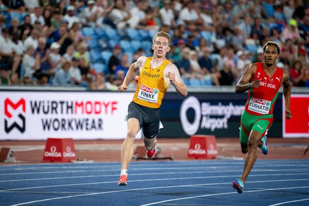 August 11, 2026, GBR, Track and Field, 2026 European Championships, Evening Session, Day 2, Birmingham Thorben Finke, Germany, Men s 400-meter, Semifinals, Birmingham Alexander Stadium, England, Great Britain Copyright: xNordphoto Memmlerx