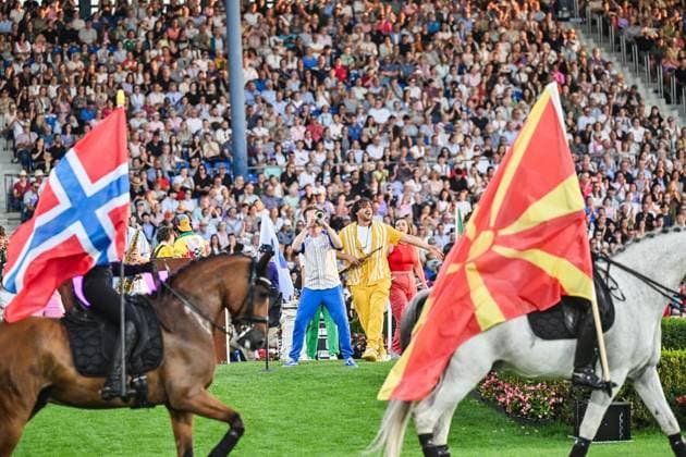 World Equestrian Championships in Aachen ** FOR EDITORIAL USE ONLY ** EDITORIAL USE ONLY ** p Opening ceremony of the 2026 FEI World Championships in Aachen on Tuesday, August 11, 2026 World Equestrian Championships in Aachen, Day 1, Aachen Copyright SvenjaxHanusch Copyright: SvenjaxHanusch doc8748lol0phyy06568qy ,EDITORIAL USE ONLY Copyright: SvenjaxHanusch