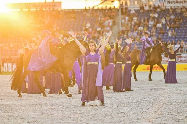 World Equestrian Championships in Aachen ** FOR EDITORIAL USE ONLY ** EDITORIAL USE ONLY ** p Opening ceremony of the 2026 FEI World Championships in Aachen on Tuesday, August 11, 2026 World Equestrian Championships in Aachen, Day 1, Aachen Copyright SvenjaxHanusch Copyright: SvenjaxHanusch doc8748lqb0e5g1ezpk0b6n ,EDITORIAL USE ONLY Copyright: SvenjaxHanusch