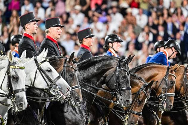 World Equestrian Championships in Aachen ** FOR EDITORIAL USE ONLY ** EDITORIAL USE ONLY ** p Opening ceremony of the 2026 FEI World Championships in Aachen on Tuesday, August 11, 2026 World Equestrian Championships in Aachen—first day in Aachen Copyright SvenjaxHanusch Copyright: SvenjaxHanusch doc8748y19wunm67cv08xc ,EDITORIAL USE ONLY Copyright: SvenjaxHanusch