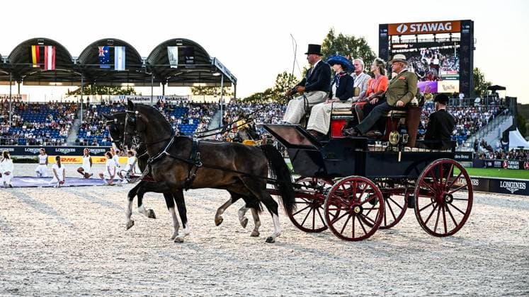 World Equestrian Championships in Aachen ** FOR EDITORIAL USE ONLY ** EDITORIAL USE ONLY ** p Opening ceremony of the 2026 FEI World Championships in Aachen on Tuesday, August 11, 2026 World Equestrian Championships in Aachen—first day in Aachen Copyright SvenjaxHanusch Copyright: SvenjaxHanusch doc8748y5xbn2v13aevzb53 ,EDITORIAL USE ONLY Copyright: SvenjaxHanusch