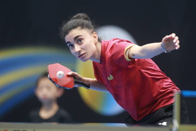 2026 WTT Europe Smash - Sweden - Main Draw - 11 August 2026 - Day 2 Elizabet Abraamian of Russia competes against Miyu Nagasaki of Japan during the Women s Singles Round of 64 at the 2026 Europe Smash at the Baltiska Hallen in Malmo, Sweden, on August 11, 2026. Malmo Sweden  Copyright: xRemyxGrosx originalFilename:gros-europesm260811_np5Gy.jpg
