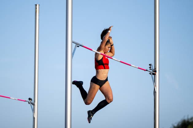 August 11, 2026, GBR, Track and Field, 2026 European Championships, Evening Session, Day 2, Birmingham Lea Bachmann, Switzerland, Women s Pole Vault, Qualifying Round, Birmingham Alexander Stadium, England, Great Britain Copyright: xNordphoto Memmlerx