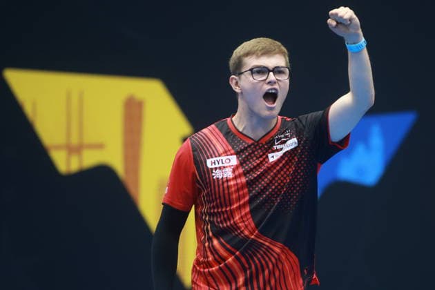 2026 WTT Europe Smash - Sweden - Main Draw - 11 August 2026 - Day 2 Alexis Lebrun of France competes against Izaak Quek of Singapore during the Men s Singles - Round of 64 at the 2026 Europe Smash at the Baltiska Hallen in Malmo, Sweden, on August 11, 2026. Malmo Sweden  Copyright: xRemyxGrosx originalFilename:gros-europesm260811_npdXA.jpg