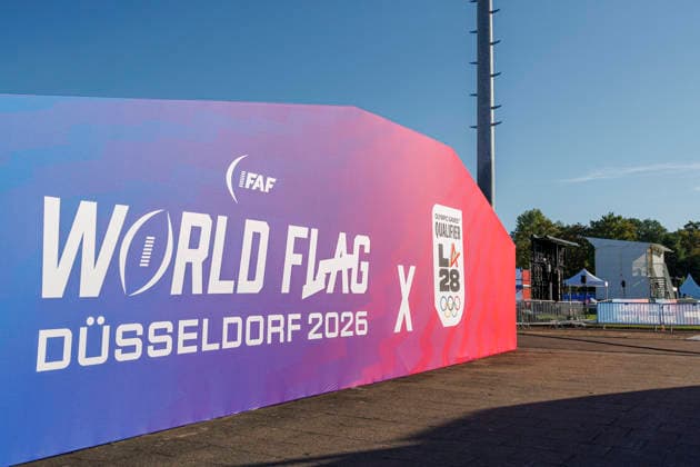 Media Day at the IFAF Flag Football World Championships in Düsseldorf 2026, August 12, 2026, Düsseldorf, Germany. Impressions from the media day of the IFAF Flag Football World Championships at the Bezirkssportanlage Düsseldorf Garath Copyright: xBEAUTIFULxSPORTS B.Hoffmannx