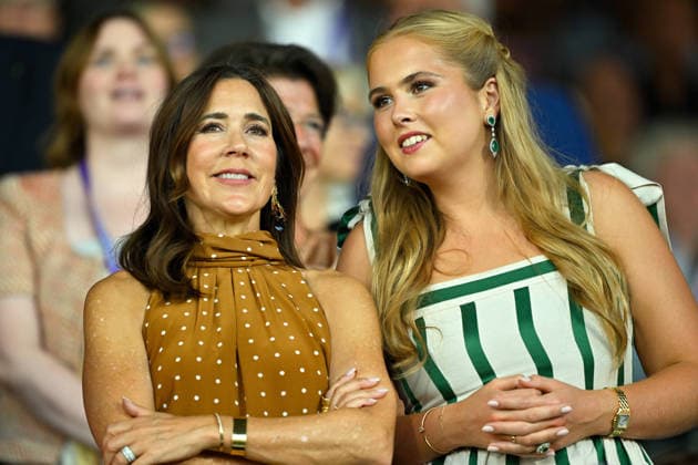 Aachen, Main Stadium, August 26, 2026, GER, FEI World Championships Aachen 2026, Official Opening Ceremony Photo: Queen Mary of Denmark, wife of King Frederik X; Princess Catharina Amalia Beatrix Carmen Victoria, Princess of Orange, Princess of the Netherlands, eldest daughter of King Willem-Alexander of the Netherlands; North Rhine-Westphalia, Germany