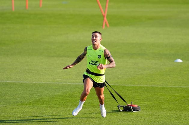 August 12, 2026, Majadahonda, Madrid, Spain: Alejandro Grimaldo during the training day of Atletico de Madrid at Ciudad Deportiva Wanda Atletico de Madrid on August 12, 2026, in Majadahonda, Madrid, Spain. Majadahonda Spain - ZUMAa181 20260812_zaa_a181_015 Copyright: xDennisxAgyemanx