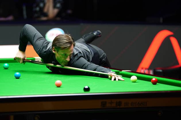 TAIYUAN, CHINA - AUGUST 12: David Gilbert of England plays a shot in the second round match against Wu Yize of China on day 5 of the 2026 World Snooker Tour China Open at Taiyuan Binhe Sports Center on August 12, 2026 in Taiyuan, Shanxi Province of China.  Copyright: xTaixChengzhex 111659519136