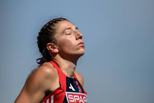 260812 Josefine Tomine Eriksen Aks of Norway competes in the women’s 400-meter qualifying round during Day 3 of the 2026 European Athletics Championships on August 12, 2026 in Birmingham. Photo by Maxim Thore. BILDBYRAN code MT MT1066 track and field athletics friidrett friidrotts em em friidretts em 2026 European Athletics Championships 3 BBENG women Norway  Copyright: MAXIMxTHORE BB260812MT025