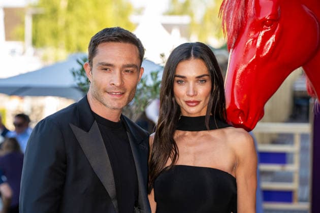 Ed Westwick with his wife Amy Jackson at Media Night during the 2026 FEI World Championships in Aachen, August 11, 2026; 2026 FEI World Championships in Aachen, Media Night, August 11, 2026; Aachen Copyright: xEibner-Pressefoto J.xDerondeaux EP_JDU