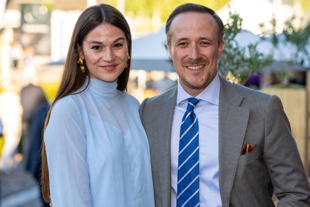 Joe Laschet and his wife Andrea at Media Night during the 2026 FEI World Championships in Aachen, August 11, 2026; 2026 FEI World Championships in Aachen, Media Night, August 11, 2026; Aachen Copyright: xEibner-Pressefoto J.xDerondeaux EP_JDU