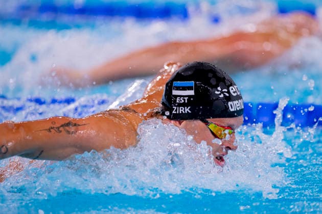 France, Paris, Centre Aquatique Olympique Metropole du Grand Paris, August 12, 2026, European Aquatics Championships, Day 13 Morning Session, Kregor Zirk, Estonia, Photo by Eibner Pressefoto Tino Henschel European Aquatics Championships, Day 13 Morning Session Paris Copyright: xEibnerxPressefotox