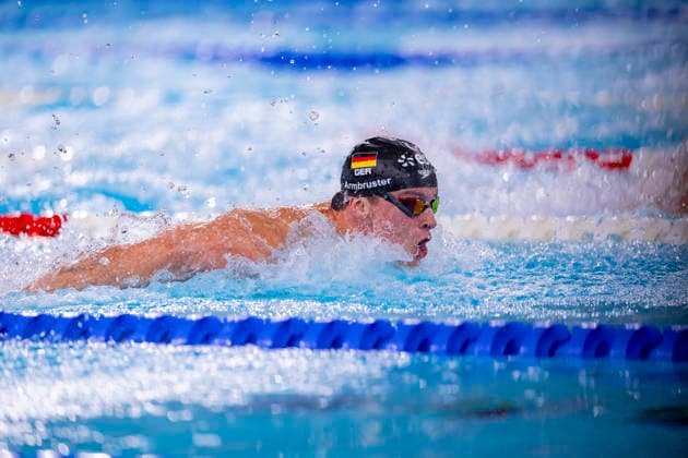 France, Paris, Centre Aquatique Olympique Metropole du Grand Paris, August 12, 2026, European Aquatics Championships, Day 13 Morning Session, Luca Nik Armbruster, SG Neukoelln Berlin, Germany; Photo by Eibner Pressefoto, Tino Henschel; European Aquatics Championships, Day 13 Morning Session, Paris Copyright: xEibnerxPressefotox