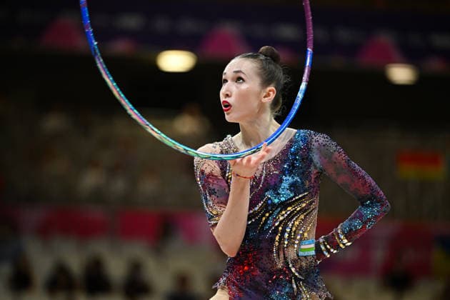 Takhmina Ikromova Uzbekistan Rhythmic Gymnastics World Championships Individual Qualification August 12, 2026 Rhythmic Gymnastics World Championships Individual Qualification August 12, 2026, August 12, 2026 Frankfurt Copyright: xEibner-Pressefoto xHoepnerx EP_PHR