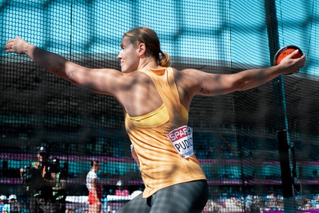 Kristin Pudenz, OSC Potsdam, Women s Discus Throw, GBR, Track and Field, Athletics, 2026 European Athletics Championships, 2026 European Track and Field Championships, Birmingham 2026, August 9, 2026, GBR, Track and Field, Athletics, 2026 European Athletics Championships, 2026 European Track and Field Championships, Birmingham 2026, August 9, 2026, Birmingham Copyright: xStefanxMayerx EP_SMR