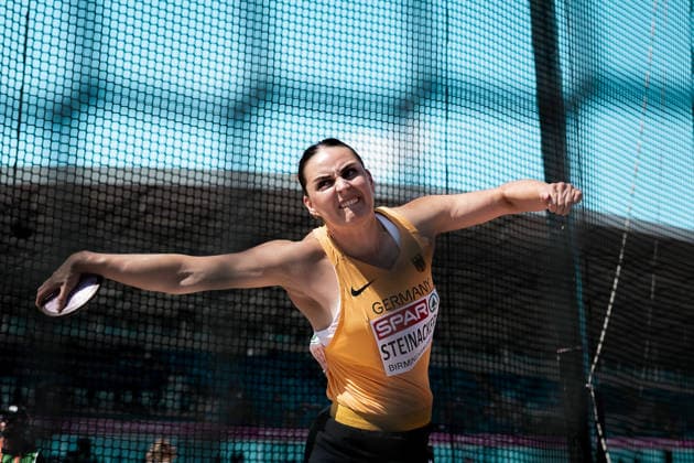 Marike Steinacker, TSV Bayer 04 Leverkusen, Women s Discus Throw, GBR, Track and Field, Athletics, 2026 European Athletics Championships, 2026 European Track and Field Championships, Birmingham 2026, August 9, 2026, GBR, Track and Field, Athletics, 2026 European Athletics Championships, 2026 European Track and Field Championships, Birmingham 2026, August 9, 2026, Birmingham Copyright: xStefanxMayerx EP_SMR