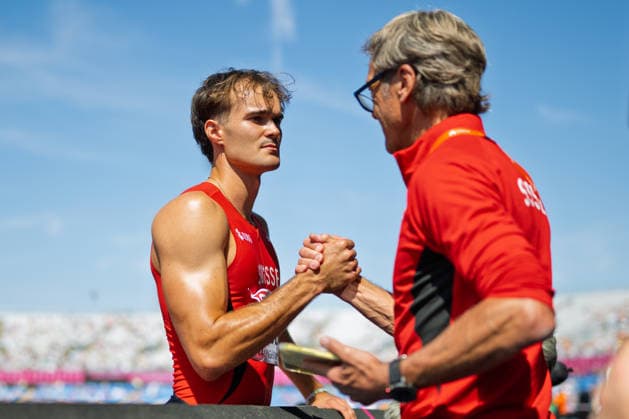 BIRMINGHAM, UNITED KINGDOM - AUGUST 12:Andrin Huber of Switzerland competes in the Men s Decathlon during the European Athletics Championships at Alexander Stadium on August 12, 2026 in Birmingham, United Kingdom. England United Kingdom Copyright: xBEAUTIFULxSPORTS TobiasxLacknerx