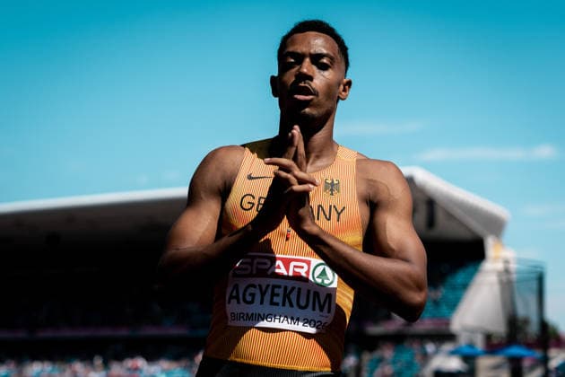 Emil Agyekum, SCC Berlin, Men s 400m Hurdles, GBR, Track and Field, Athletics, 2026 European Athletics Championships, 2026 European Track and Field Championships, Birmingham 2026, August 9, 2026, GBR, Track and Field, Athletics, 2026 European Athletics Championships, 2026 European Track and Field Championships, Birmingham 2026, August 9, 2026, Birmingham Copyright: xStefanxMayerx EP_SMR