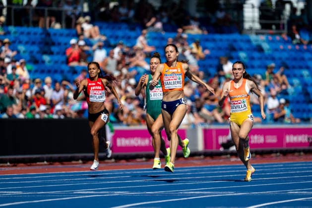 August 12, 2026, GBR, Track and Field, 2026 European Championships, Morning Session, Day 3, Birmingham; Eveline Saalberg, Netherlands, Women s 400-meter, Heat; Birmingham Alexander Stadium, England, Great Britain Copyright: xNordphoto Memmlerx