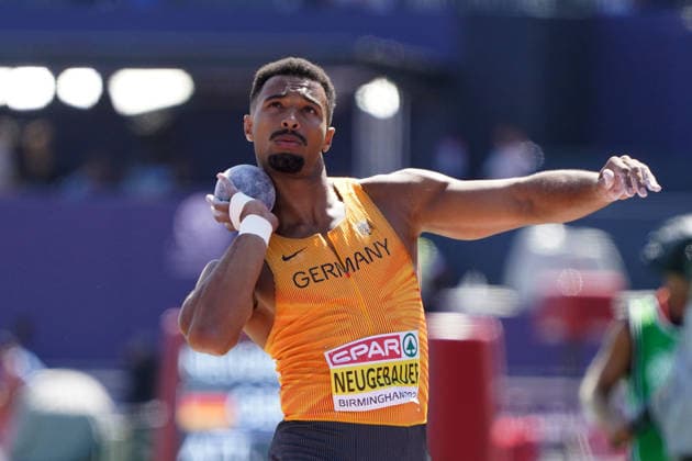 Birmingham, Track and Field, Athletics, EAA, 2026 European Athletics Championships in Birmingham, August 10–17, 2026, Alexander Stadium, Birmingham, United Kingdom, Decathlon, Shot Put, Leo Neugebauer, Germany (GER), Copyright Gladys Chai von der Laage