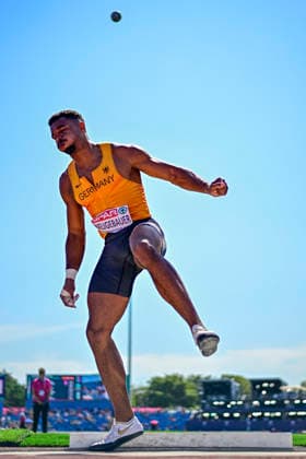 Leo NEUGEBAUER Germany, VfB Stuttgart, DECATHLON Men GBR, European Athletics Championships, Track and Field, August 12, 2026, GBR, European Athletics Championships, Track and Field, August 12, 2026, Birmingham Copyright: xEibnerxPressefoto JanxPapenfussx EP_JPS