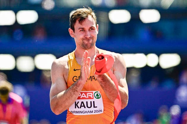 Niklas KAUL Germany, USC Mainz, DECATHLON Men GBR, European Athletics Championships, Track and Field, August 12, 2026, GBR, European Athletics Championships, Track and Field, August 12, 2026, Birmingham Copyright: xEibnerxPressefoto JanxPapenfussx EP_JPS