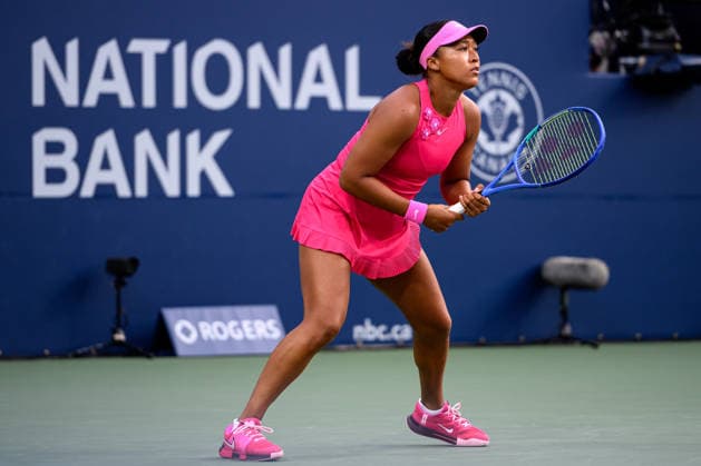August 11, 2026, Toronto, Ontario, Canada: NAOMI OSAKA of Japan is seen during her quarterfinal match against Elena Rybakina of Kazakhstan at the National Bank Open, part of the Hologic WTA, Tennis Damen Tour at Sobeys Stadium. Toronto Canada - ZUMAr228 20260811_znp_r228_014 Copyright: xVasiliyxRyabykhx