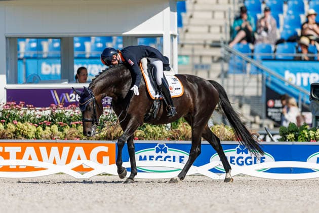 2026 FEI World Championships in Aachen, AACHEN FEI World Championships 2026 VAN DER PUTTEN Marieke NED, Zantana RS2 Old N O P FEI Dressage World Championship Grand Prix de Dressage Team Final Individual Qualifier Lambertz Prize Aachen, Soers Equestrian Stadium, August 12, 2026