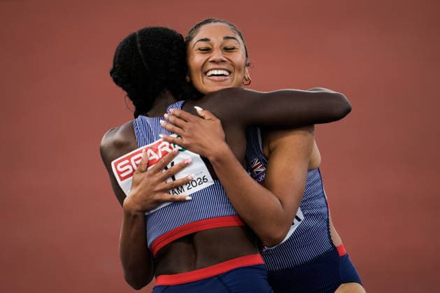 2026 European Outdoor Athletics Championships, Day 2, Birmingham, England 20260811 Emma Nwofor of Great Britain after the women’s 100-meter hurdles semifinal at the 2026 European Athletics Championships at Alexander Stadium in Birmingham on Tuesday. Photo: Beate Oma Dahle, NTB, Birmingham, England. EDITORIAL USE ONLY. RESTRICTED USE FOR BETBETTING COMPANIES  Copyright: xBeatexOmaxDahlex xNTBx