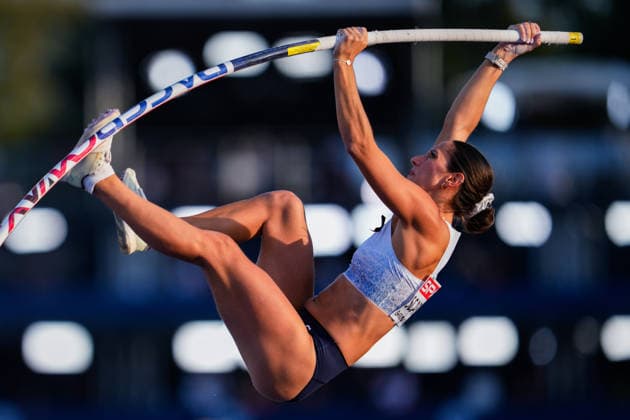 2026 European Outdoor Athletics Championships, Day 2, Birmingham, England, August 11, 2026: Virginia Scardanzan of Italy during the women’s pole vault qualifying round at the 2026 European Athletics Championships at Alexander Stadium in Birmingham on Tuesday. Photo: Beate Oma Dahle, NTB, Birmingham, England. EDITORIAL USE ONLY. RESTRICTED USE FOR BETTING COMPANIES.  Copyright: xBeatexOmaxDahlex xNTBx