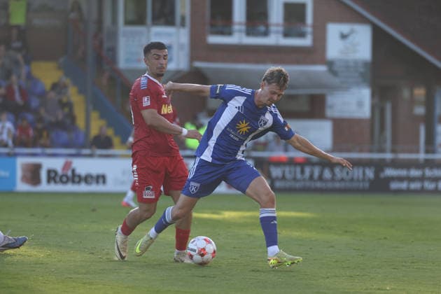 Soccer I Men s I 2026–2027 Season I Regionalliga Nord I Matchday 3 I Eintracht Norderstedt vs. BSV Kickers Emden I August 12, 2026 Milad Nejad Haji Lor 30, FC Eintracht Norderstedt Nick Stepantsev 39, BSV Kickers Emden, Edmund Plambeck Stadium, Norderstedt, Schleswig-Holstein, Germany Copyright: xLobeca RalfxHomburgx