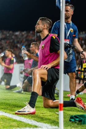 Superbet Supercup Greece, AEK Athens vs. OFI Crete on August 12, 2026, at Pankritio Stadium in Heraklion, Mijat Gacinovic Copyright: xBahhoxKarax