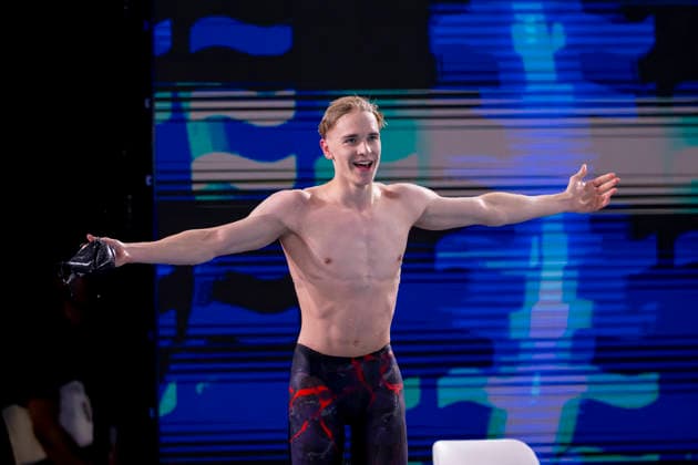 France, Paris, Centre Aquatique Olympique Metropole du Grand Paris, August 12, 2026, European Aquatics Championships, Day 13 Final Session, Johannes Liebmann, SC Magdeburg, Germany, Photo by Eibner Pressefoto Tino Henschel European Aquatics Championships, Day 13 Final Session Paris Copyright: xEibnerxPressefotox