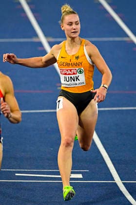 Sophia JUNK, Germany, LG Rhein Wied, Women s 200m, GBR, European Athletics Championships, Track and Field, August 12, 2026, GBR, European Athletics Championships, Track and Field, August 12, 2026, Birmingham Copyright: xEibnerxPressefoto JanxPapenfussx EP_JPS