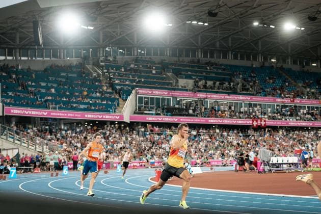 Jean Paul Bredau, VfL Wolfsburg, Men s 400m, GBR, Track and Field, Athletics, 2026 European Athletics Championships, 2026 European Track and Field Championships, Birmingham 2026, August 9, 2026, GBR, Track and Field, Athletics, 2026 European Athletics Championships, 2026 European Track and Field Championships, Birmingham 2026, August 9, 2026, Birmingham Copyright: xStefanxMayerx EP_SMR