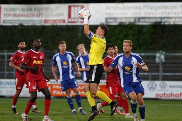 Soccer I Men s I 2026–2027 Season I Regionalliga Nord I Matchday 3 I Eintracht Norderstedt vs. BSV Kickers Emden I August 12, 2026 Lars Huxsohl 1, FC Eintracht Norderstedt, Edmund Plambeck Stadium, Norderstedt, Schleswig-Holstein, Germany Copyright: xLobeca RalfxHomburgx