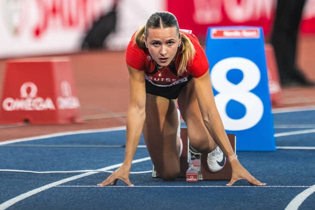 European Athletics Championships, Birmingham, August 12, 2026 BIRMINGHAM, UNITED KINGDOM AUGUST 12 Leonie Pointet of Switzerland before the women s 200-meter semifinal on August 12, 2026, in Birmingham, United Kingdom Copyright: xBEAUTIFULxSPORTS UlfxSchillerx