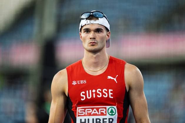BIRMINGHAM, UNITED KINGDOM - AUGUST 12: Andrin Huber of Switzerland competes in the Men s Decathlon during the European Athletics Championships at Alexander Stadium on August 12, 2026 in Birmingham, United Kingdom. England United Kingdom Copyright: xBEAUTIFULxSPORTS TobiasxLacknerx