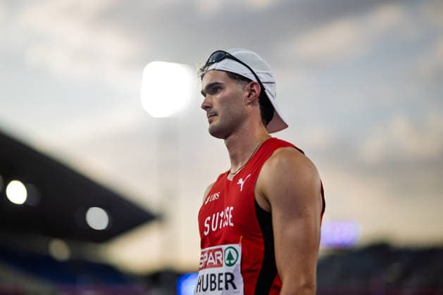 BIRMINGHAM, UNITED KINGDOM - AUGUST 12: Andrin Huber of Switzerland competes in the Men s Decathlon during the European Athletics Championships at Alexander Stadium on August 12, 2026 in Birmingham, United Kingdom. England United Kingdom Copyright: xBEAUTIFULxSPORTS TobiasxLacknerx