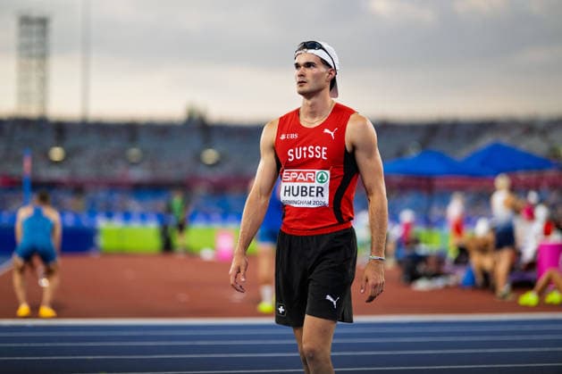 BIRMINGHAM, UNITED KINGDOM - AUGUST 12: Andrin Huber of Switzerland competes in the Men s Decathlon during the European Athletics Championships at Alexander Stadium on August 12, 2026 in Birmingham, United Kingdom. England United Kingdom Copyright: xBEAUTIFULxSPORTS TobiasxLacknerx