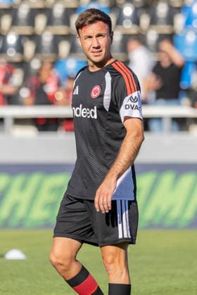 Friendly Match: FSV Frankfurt vs. Eintracht Frankfurt, August 12, 2026; Mario Götze, Eintracht Frankfurt No. 27; Cutout, Portrait; FSV Frankfurt vs. Eintracht Frankfurt; Frankfurt; BBBank Arena; August 12, 2026 Copyright: xBEAUTIFULxSPORTS Gawlikx