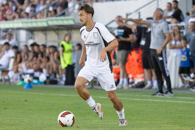 Friendly Match: FSV Frankfurt vs. Eintracht Frankfurt, August 12, 2026; Christoph Ehlich; FSV Frankfurt 3 on the Ball; Close-up; Portrait; FSV Frankfurt vs. Eintracht Frankfurt; Frankfurt; BBBank Arena; August 12, 2026 Copyright: xBEAUTIFULxSPORTS Gawlikx