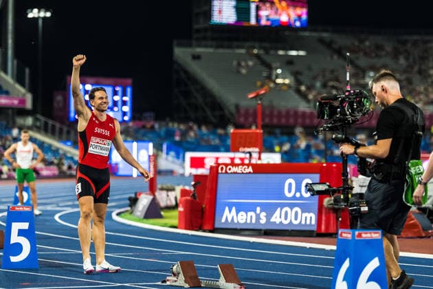 European Athletics Championships, Birmingham, August 12, 2026 BIRMINGHAM, UNITED KINGDOM AUGUST 12 Nino Portmann of Switzerland before the 400-meter race in the men s decathlon on August 12, 2026, in Birmingham, United Kingdom Copyright: xBEAUTIFULxSPORTS UlfxSchillerx