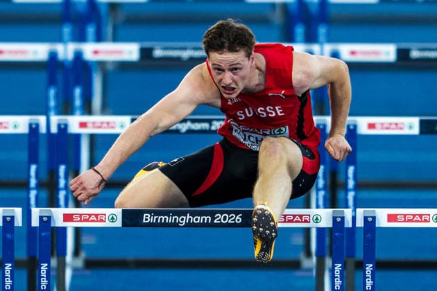 European Athletics Championships, Birmingham, August 12, 2026 BIRMINGHAM, UNITED KINGDOM AUGUST 12 Fabio Kuchler of Switzerland in the semifinals of the men s 110-meter hurdles on August 12, 2026, in Birmingham, United Kingdom Copyright: xBEAUTIFULxSPORTS UlfxSchillerx