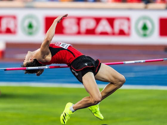European Athletics Championships, Birmingham, August 12, 2026 BIRMINGHAM, UNITED KINGDOM AUGUST 12 Andrin Huber of Switzerland competes in the high jump of the men s decathlon on August 12, 2026, in Birmingham, United Kingdom Copyright: xBEAUTIFULxSPORTS UlfxSchillerx